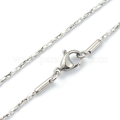 Non-Tarnish 304 Stainless Steel Boston Link Chain Necklaces&nbsp;LS-NJEW-I248-20P