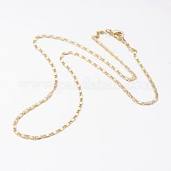 Brass Chain Necklaces&nbsp;MAK-L009-17