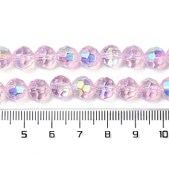 Electroplate Glass Beads Strands&nbsp;EGLA-Q129-02A-AB01
