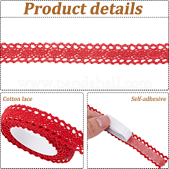 5 Rolls 5 Colors Cotton Decorative Tape&nbsp;TAPE-GF0001-03