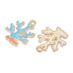 Alloy Enamel Pendants&nbsp;AL-CBAE435-52G-02