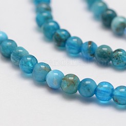 Natural Apatite Beads Strands&nbsp;G-D856-01-4mm
