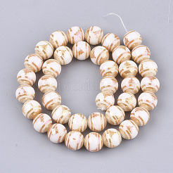 Electroplate Glass Beads Strands&nbsp;EGLA-S177-07A-M