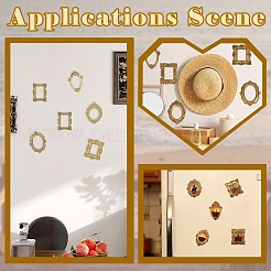 30Pcs 5 Styles Retro Resin Carved Picture Frame&nbsp;CRES-CJ0001-95