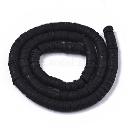 Handmade Polymer Clay Beads Strands&nbsp;CLAY-R089-6mm-001