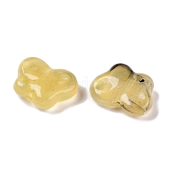 不透明なアクリルビーズ  蝶  ダークカーキ  10x13x4.5mm  穴：1.4mm  約1500個/500g&nbsp;OACR-N137-38C