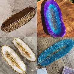 Feather Jewelry Tray Silicone Molds&nbsp;DIY-SC0010-29