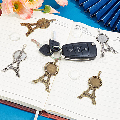 DIY Blank Eiffel Tower Pendant Making Kit&nbsp;DIY-GO0001-69