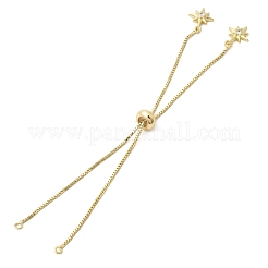 1MM Brass Box Chain Slider Bracelet Making&nbsp;MAK-K024-09G