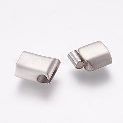 Tarnish Resistant 304 Stainless Steel Magnetic Clasps with Glue-in Ends&nbsp;STAS-K145-25P