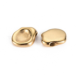 304ステンレススチールチャーム  14KGP本金メッキ  12.5x11x2.5mm  穴：2mm&nbsp;LS-STAS-S116-219G