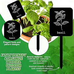 24Pcs Acrylic Plant Label&nbsp;DIY-SP0006-50