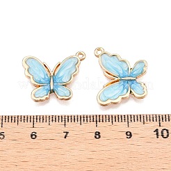 Rack Plating Alloy Enamel Pendants&nbsp;ENAM-N056-364KCG-04