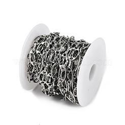 304 Stainless Steel Oval Link Chains&nbsp;CHS-C017-10P