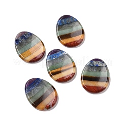 7 Chakra Oval Thumb Worry Stone for Anxiety Therapy&nbsp;G-G864-20