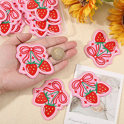 18Pcs Polyester Embroidery Sew on Appliques&nbsp;DIY-CA0008-01