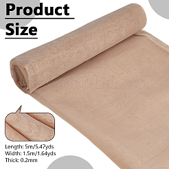オーガンジーメッシュ生地  衣料品用  バリーウッド  5000x1500x0.2mm&nbsp;DIY-WH0660-11A