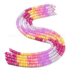 Gradient Color Natural White Jade Beads Strands&nbsp;X-G-NH0006-A09-01