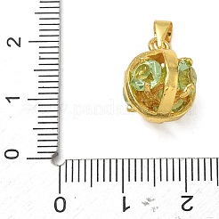 ラウンドチャーム  ラックめっき  長持ちメッキ  ゴールドカラー  15.5x11.5mm  穴：3.3x4mm&nbsp;CU-CBABB5B-08G