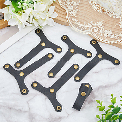 PU Leather Fixed Buckle Luggage Straps&nbsp;AJEW-WH0696-359B