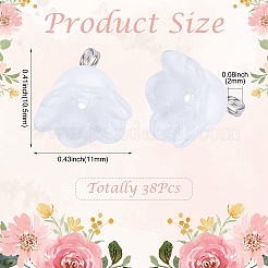38Pcs Glass Charms&nbsp;GLAA-TADJ0001-19F