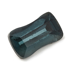 尖底&バックメッキガラスラインストーンカボション  多面カット  長方形  ミックスカラー  14x8x5mm&nbsp;GLAA-B012-59B