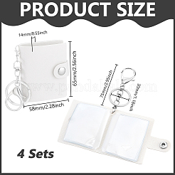 2 Inch Mini PU Leather Photo Albums with Zinc Alloy and Iron Clasps&nbsp;AJEW-WH0816-435P