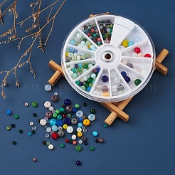 3 Style Faceted Glass Beads Strands&nbsp;GLAA-YW0001-27