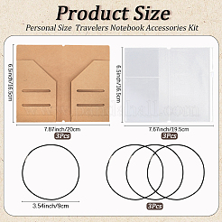 Travel Notebook Accessories Sets&nbsp;AJEW-CP0009-02B