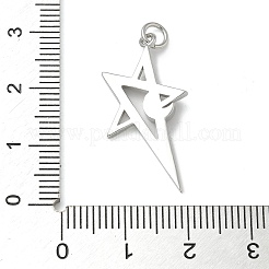 Rack Plating Brass Micro Pave Cubic Zirconia Pendants&nbsp;KK-K392-40P