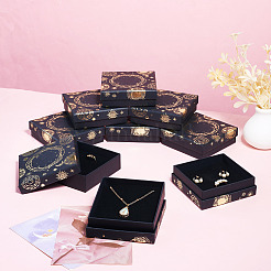 10Pcs Sun Moon Star Printed Cardboard Gift Boxes&nbsp;CBOX-TA0001-21B