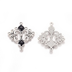 Alloy Enamel Chandelier Component Links&nbsp;X-ENAM-EA9734Y-1