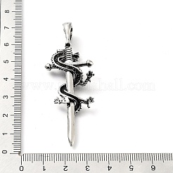 Tibetan Style Alloy Big Pendants&nbsp;TIBE-L012-002AS