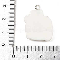 Opaque Resin Pendants&nbsp;RESI-I351-02P