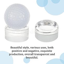 3Pcs 3 Style Glass Crystal Sphere Display Stand&nbsp;DJEW-FG0001-29