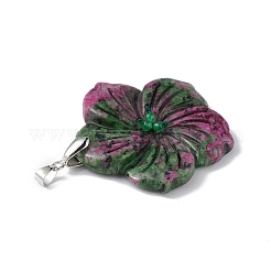 Natural Ruby in Zoisite Big Pendants&nbsp;G-B040-01P-07
