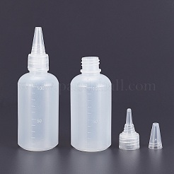 DIYキット  プラスチック製の目盛り付き接着剤ボトル付き  豚毛ビーカーブラシ  黒板のステッカーラベル  2mlスポイトとファンネルホッパー  ミックスカラー  4.4x12.8cm  容量：100ミリリットル&nbsp;TOOL-BC0001-73
