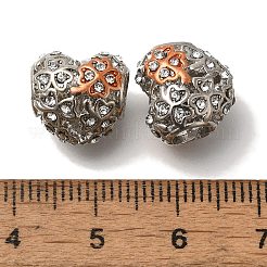 Rack Plating Alloy Enamel European Beads&nbsp;FIND-H005-16P