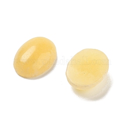 天然なイエロージェイドカボション  オーバル  16x12x5mm&nbsp;G-G145-01B-53