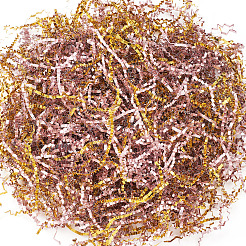 100g 紙天然ロープ  ジュエリー作りのための  ゴールド  3mm&nbsp;OCOR-TA0002-26