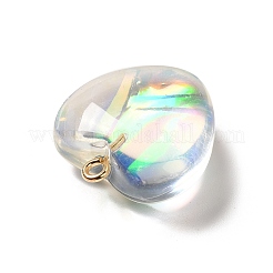 Transparent Resin Pendants&nbsp;LS-RESI-F035-02A