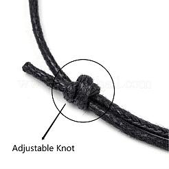 Waxed Cord Bracelet Making&nbsp;AJEW-JB00013-02
