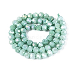 Anti-Tarnish Electroplate Glass Beads Strands&nbsp;EGLA-ZX010-6mm-11