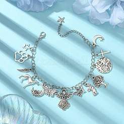Iron Twisted Chain Bracelets&nbsp;BJEW-FS00008