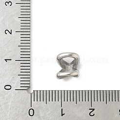 304 Stainless Steel Slide Charms&nbsp;STAS-Z147-08P-01