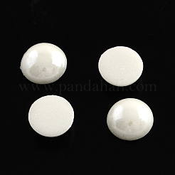 Pearlized Plated Opaque Glass Cabochons&nbsp;PORC-S801-6mm-M