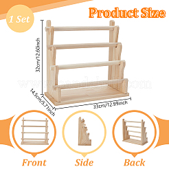 4-Tier Wood Scrunchie Holders&nbsp;ODIS-WH0348-220