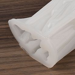 マスクマンキャンドルシリコン型  DIYキャンドル作りに  人間  ホワイト  138x67x51mm&nbsp;SIMO-Z004-02