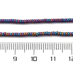 Electroplated Non-magnetic Hematite Beads Strands&nbsp;G-P571-A01-01F