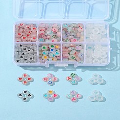 6 Style Luminous Acrylic & Transparent Plastic Beads&nbsp;MACR-FS0001-24